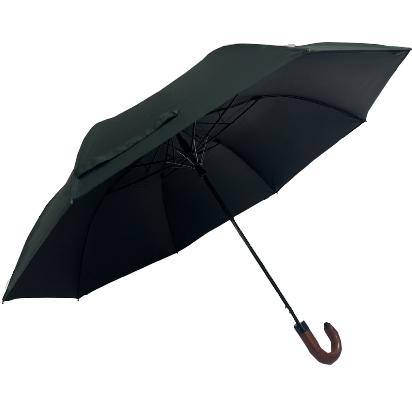 Hook Handle Two-Fold Umbrella